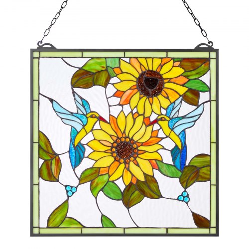 Vitražo panelė VEVOR NC-SG07, 502 x 520 mm