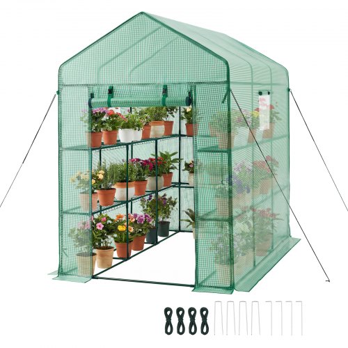 Šiltnamis VEVOR 1.4x2.1m(3)G, 137 x 206 x 196 cm