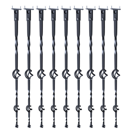 Metaliniai laiptų turėklų strypai VEVOR ZX-SL44in-10, 10 vnt. komplektas