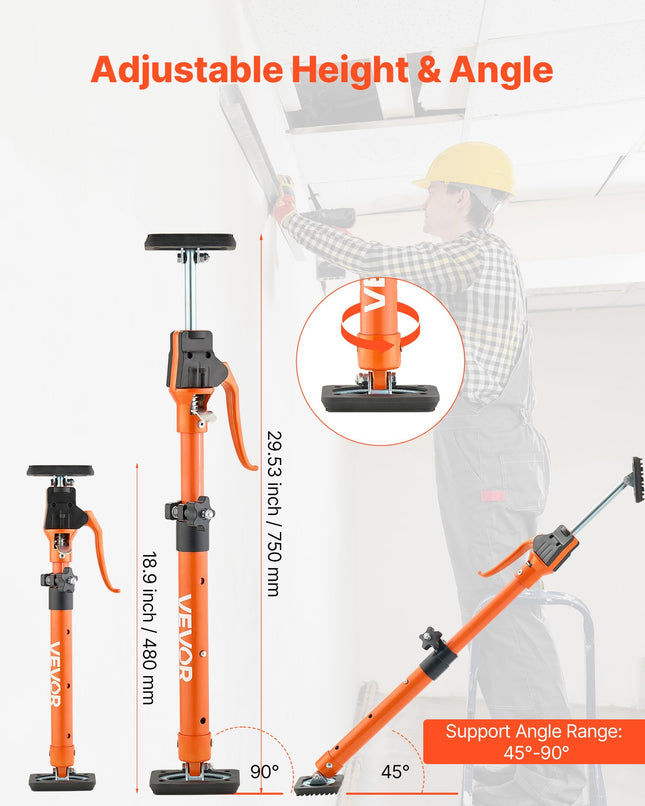 Teleskopinės atramos spintelėms VEVOR JF-ZCG001-2295, 48–75 cm, 2 vnt.