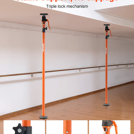 Teleskopinės atramos VEVOR JF-ZCG001-4114, 125–291 cm, 4 vnt.