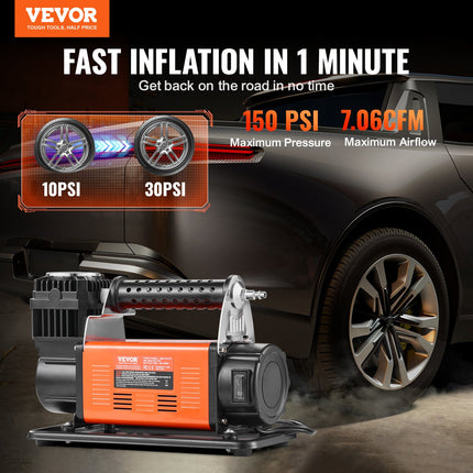 Padangų kompresorius VEVOR YD-127, 7.06 CFM