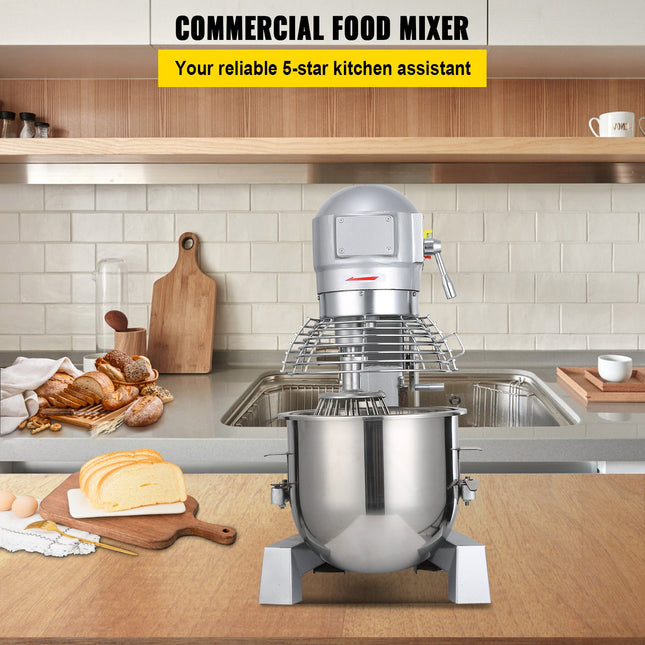 Pramoninis virtuvinis mikseris VEVOR 15Qt, 600 W
