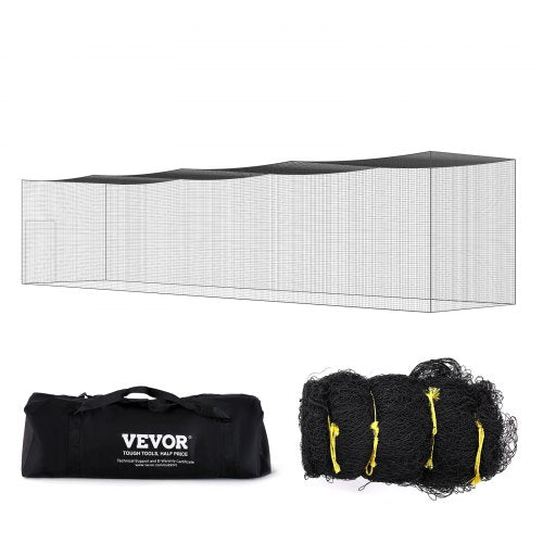 Beisbolo treniruočių tinklas VEVOR YC-DJL-55*12*12ft, 17,4 m ilgio