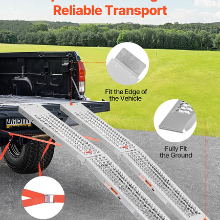 Plieninės užvažiavimo rampos VEVOR LR003B, 453 kg