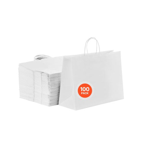 Popieriniai maišeliai su rankenėlėmis VEVOR XD-H05, 100 vnt.