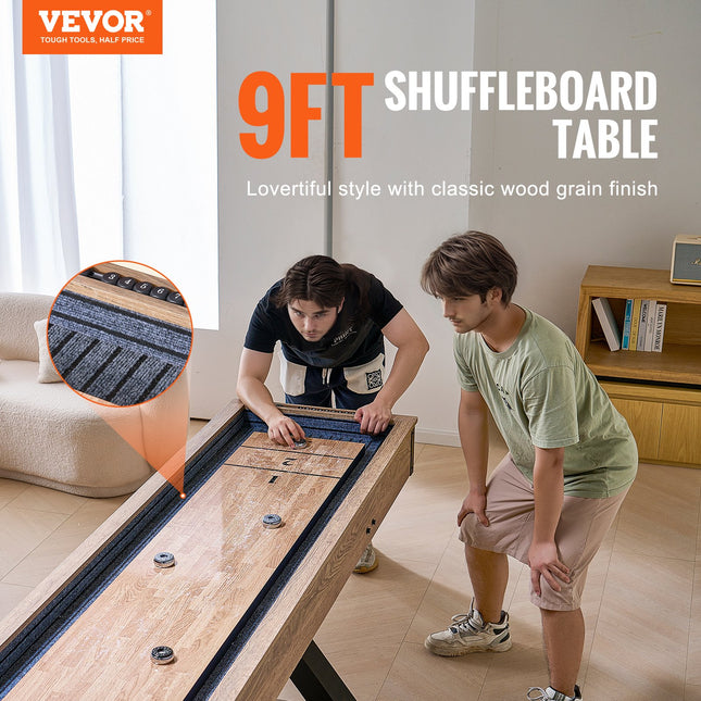 Shuffleboard ir boulingo stalas VEVOR SUS-9F01X, 274,3 cm