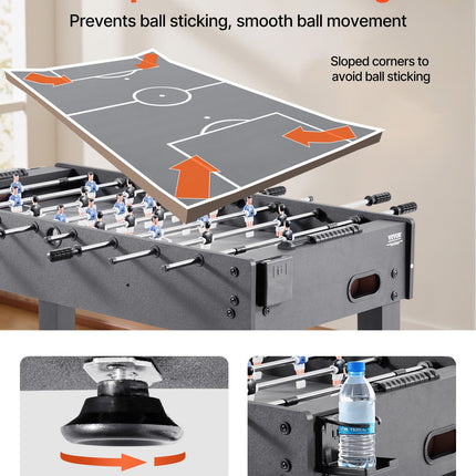 Stalo futbolas VEVOR SUO-4824GW, 121 cm