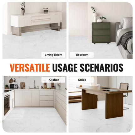 Lipnios vinilinės grindų plytelės VEVOR WB-4503, 50 vnt. (4,65 m²)