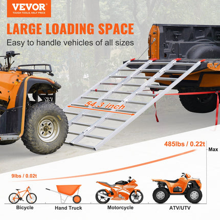 Aliumininė rampa VEVOR ATV-006B8-1, 680 kg