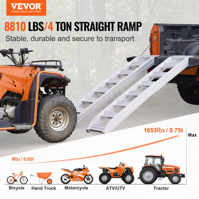 Aliumininės rampos VEVOR AGR-210-1838-1, 4 tonos